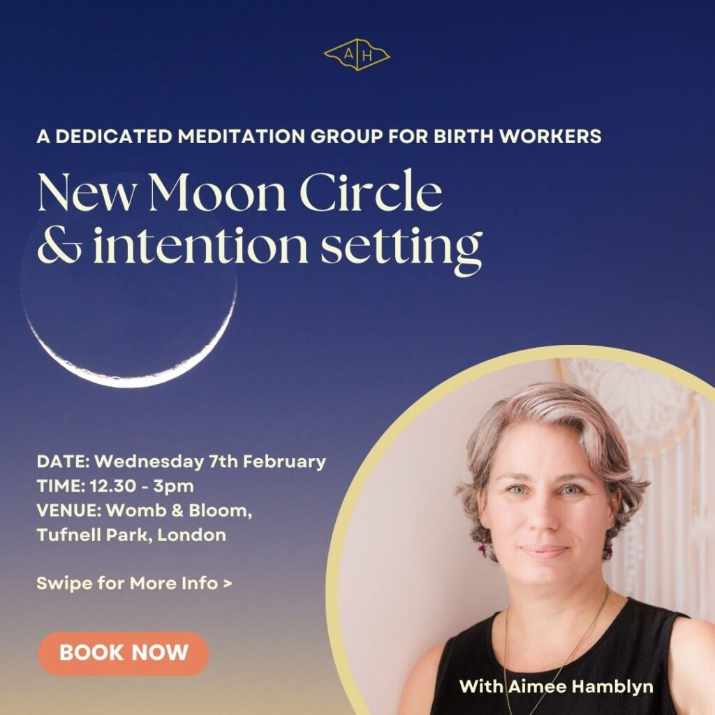 Monthly in person meditation with Aimee